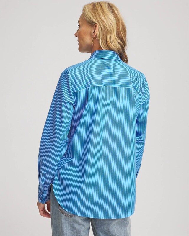 No Iron Classic Striped Shirt - image 3